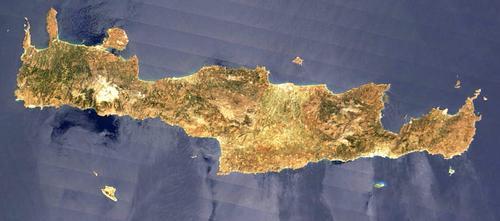 Kreta Satellietfoto