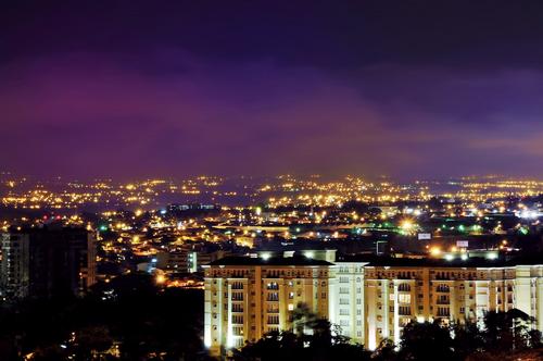 San Jose Costa Rica in de nacht