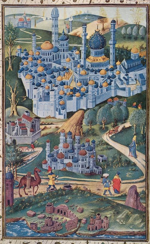 Schilderij van Jeruzalem 1455